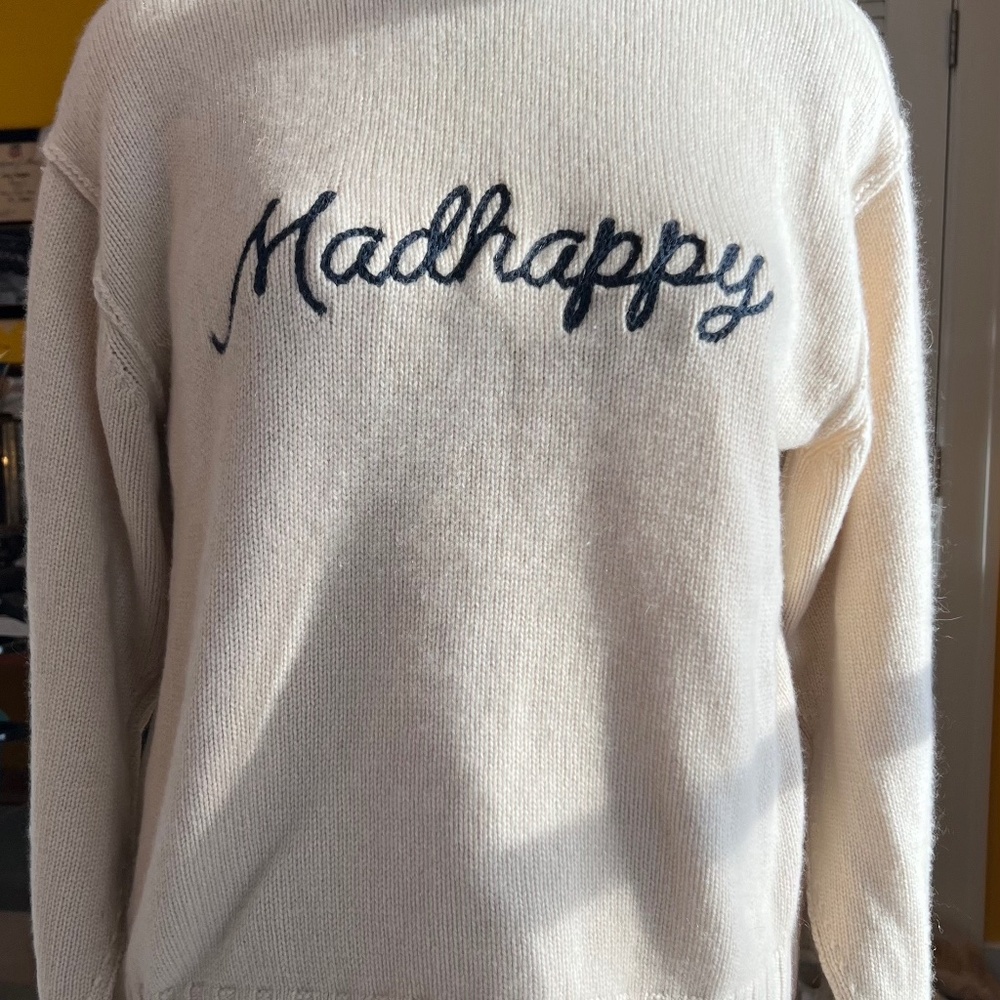 Madhappy Cashmere Cream Sweater Small